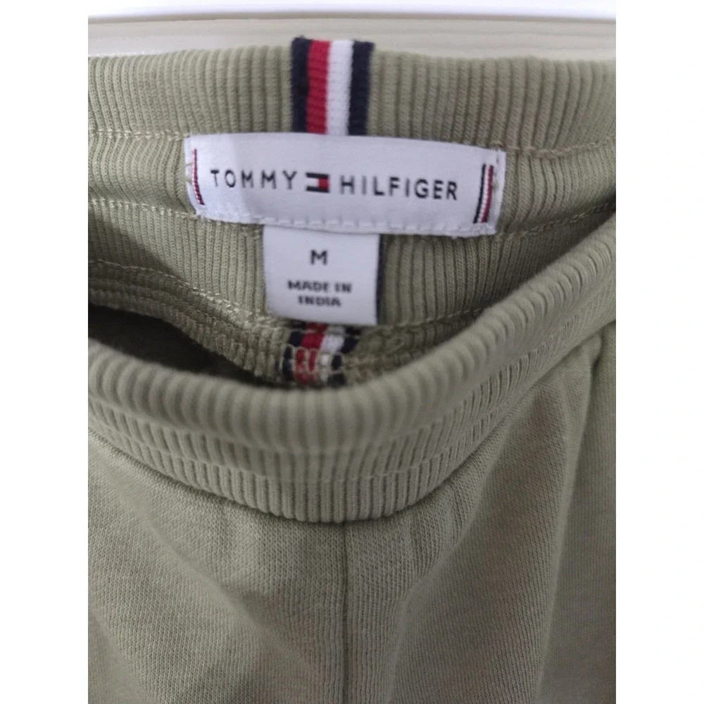 TOMMY HILFIGER Logo Sweatpants Men's  Green , Medium